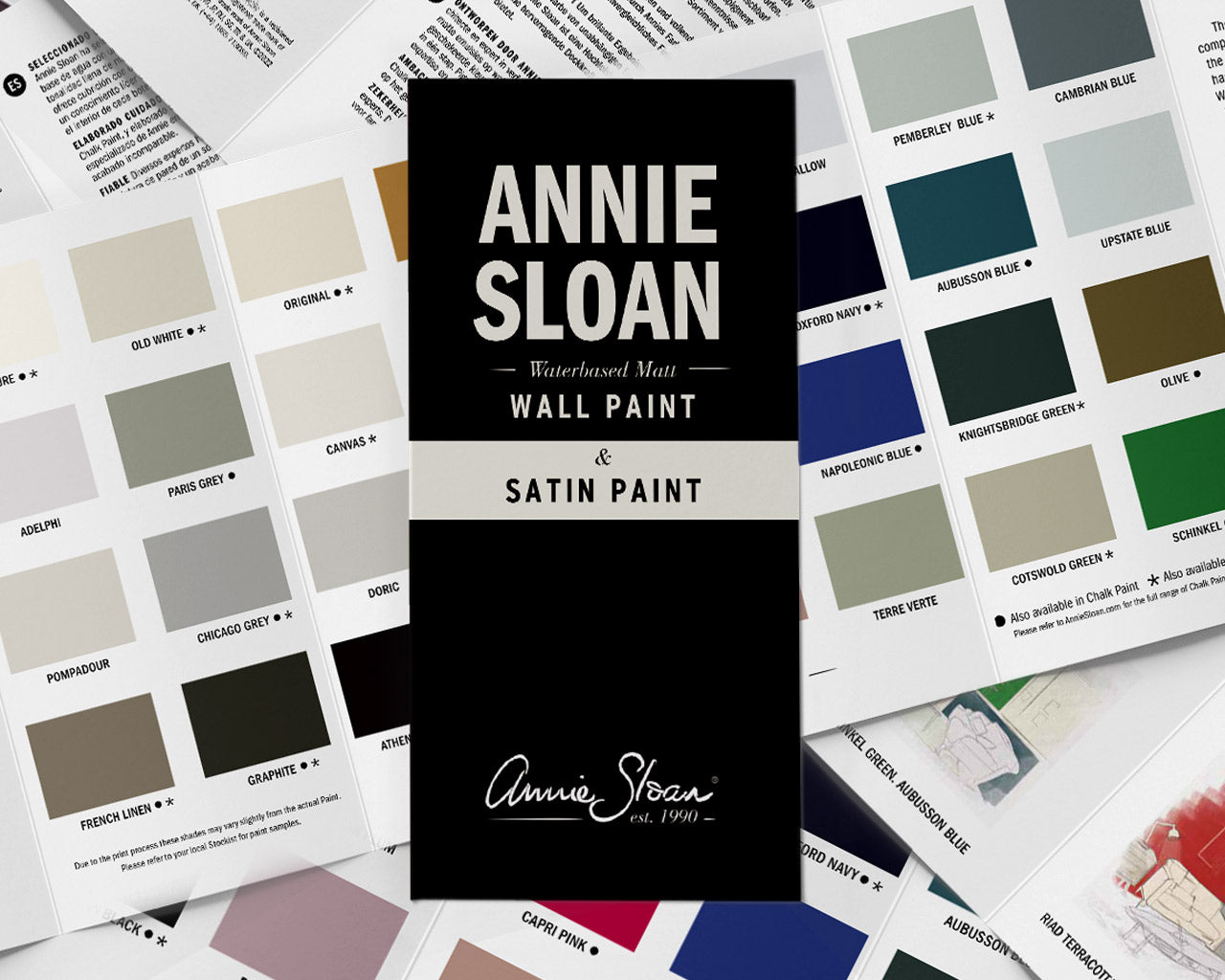 Carta de Colores - Wall Paint/Satin Paint