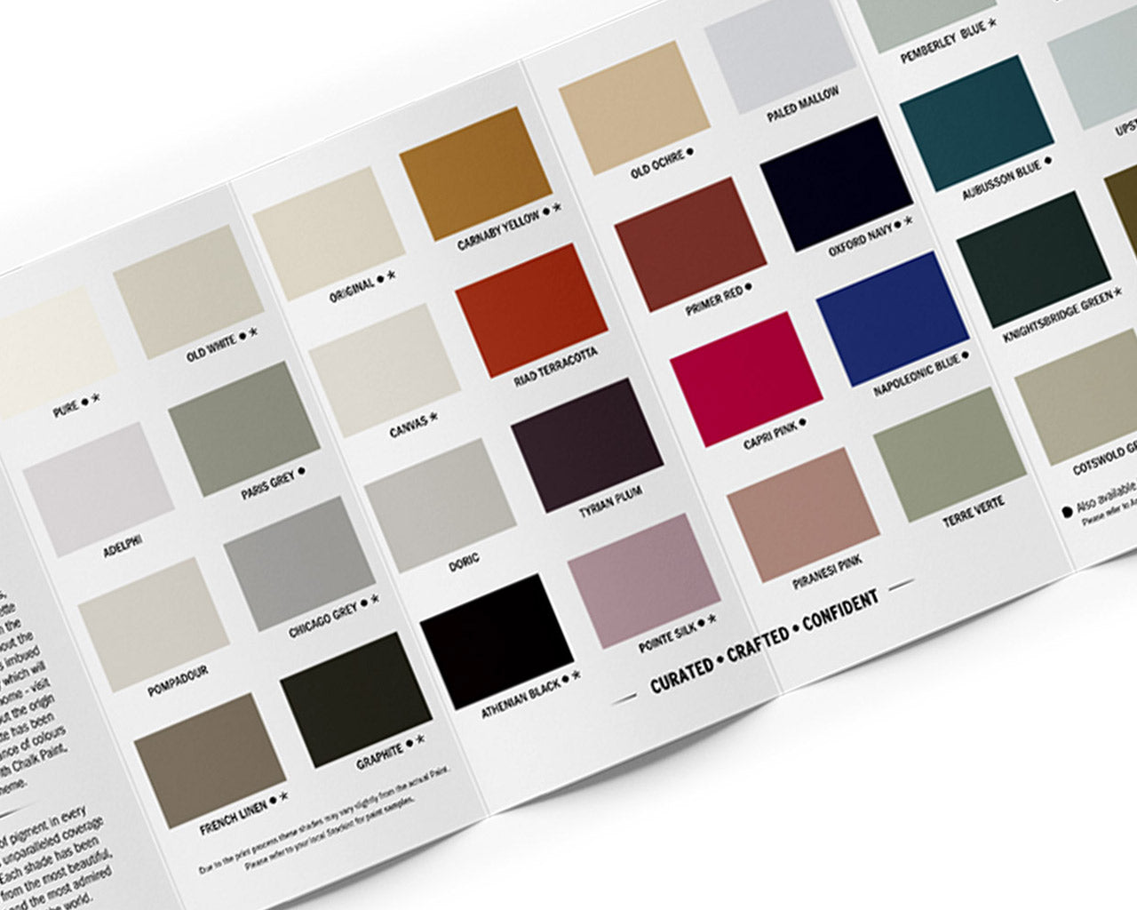 Carta de Colores - Wall Paint/Satin Paint