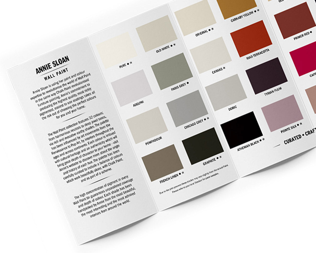 Carta de Colores - Wall Paint/Satin Paint