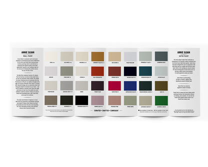 Carta de Colores - Wall Paint/Satin Paint